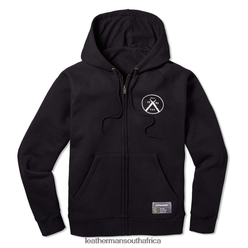 60BT4R75 Black Apparel Leatherman Original Multi-Tool Zip Up Hoodie