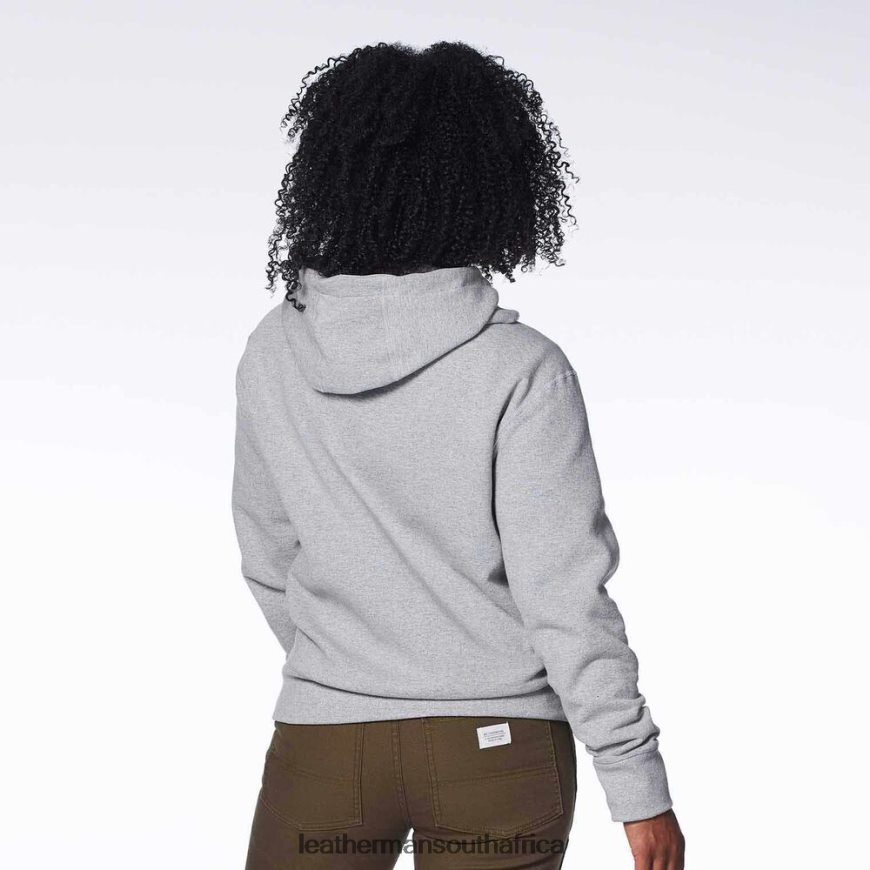60BT4R82 Gray Apparel Leatherman Heritage Badge Pullover Hoodie