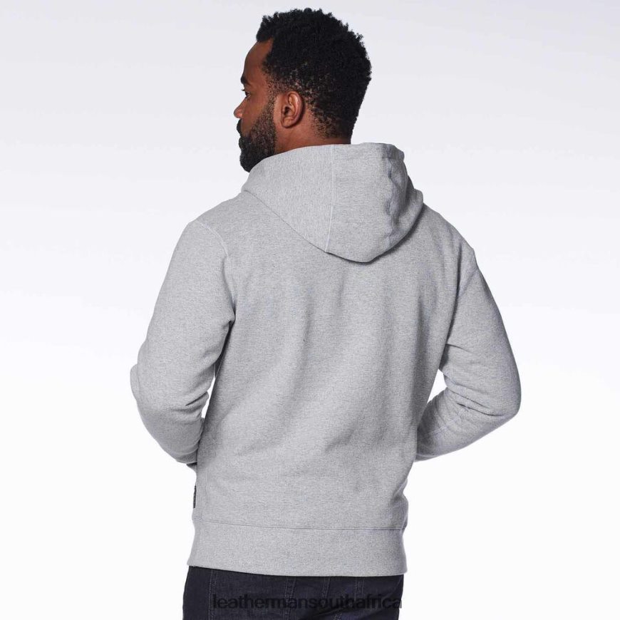 60BT4R82 Gray Apparel Leatherman Heritage Badge Pullover Hoodie