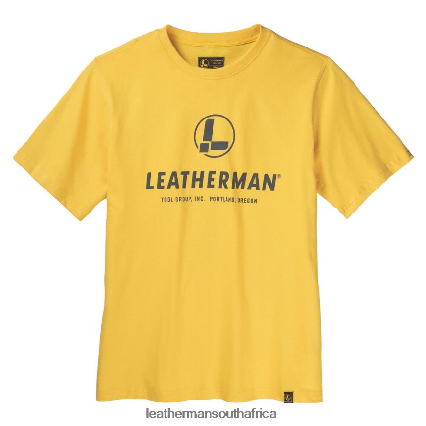 60BT4R105 Yellow Apparel Leatherman Chest Logo Short Sleeve Tee