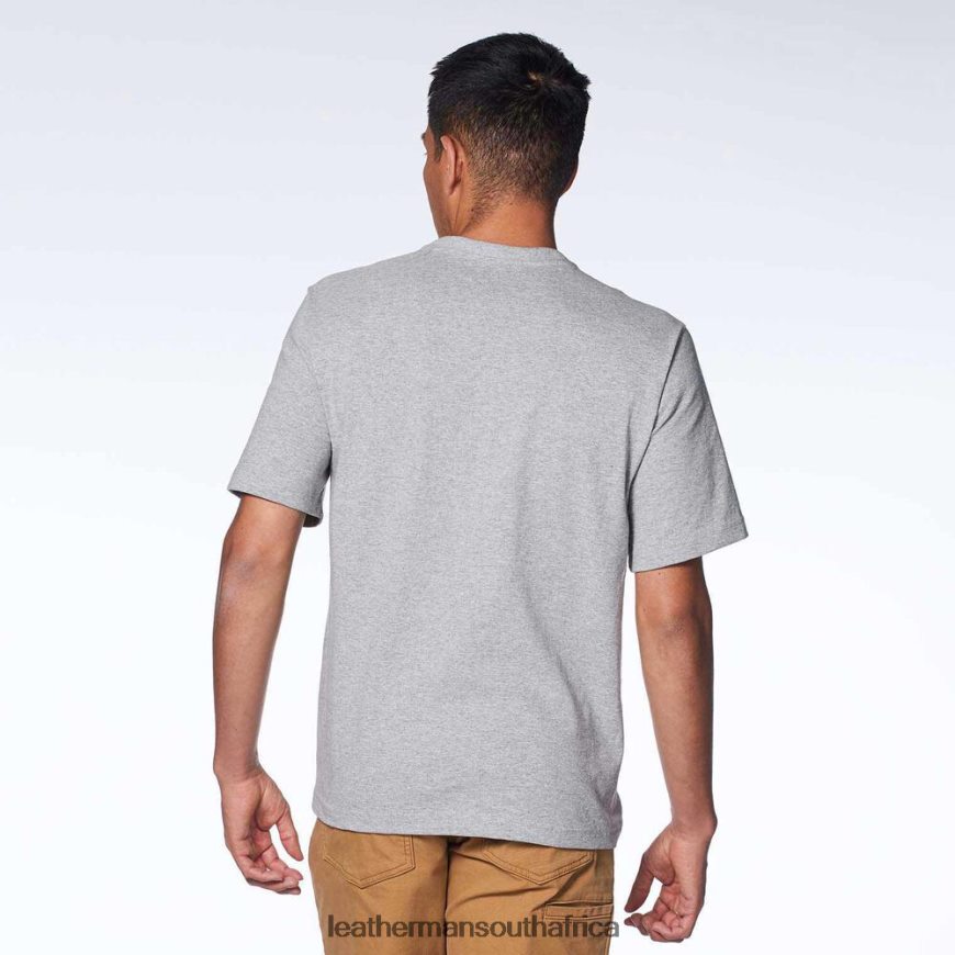 60BT4R95 Gray Apparel Leatherman Heritage Badge Short Sleeve Tee
